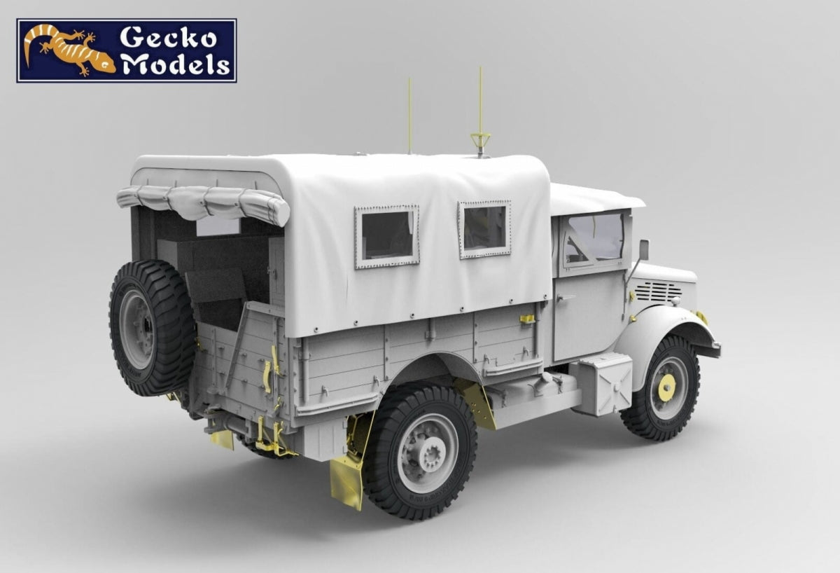 Gecko Models 35GM0061 WWII British Bedford MWR FFW Radio command truck 1/35 – imagen 2