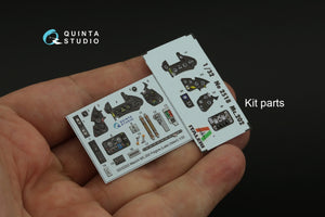 Quinta Studio QD32202 Macchi MC.202 Folgore Late 3D-Printed &amp;amp; coloured Interior on decal paper (Italeri) 1/32 – Bild 12