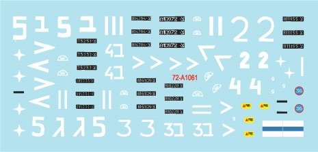 Star Decals 72-A1061 Israeli AFVs # 6 1960 and Six-Day War markings. M51 Super Sherman + M1 Super Sherman /72 – immagine 3