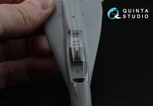 Quinta Studio QC72002 MiG-29 vacuformed clear canopy 2 pcs (for 7278, 7309 Zvezda kit) 1/72 – immagine 4