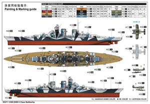 Trumpeter 05371 DKM H Class Battleship 1/350 – Bild 4