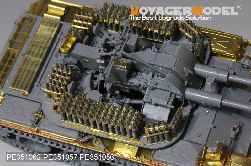 Voyager Model PE351062 Soviet ZSU-57-2 SPAAG Turret Interior Upgrade Set for Takom 1/35 – zdjęcie 4
