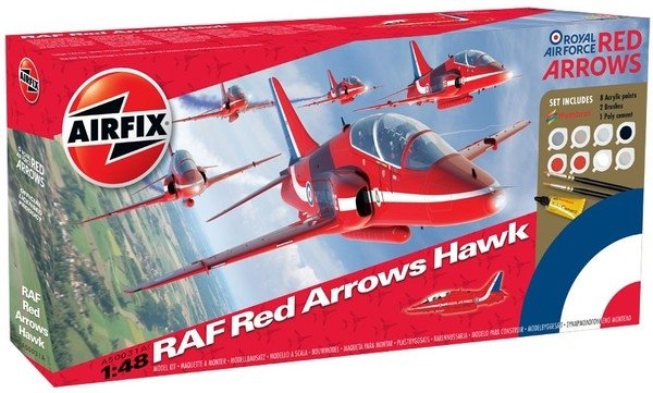 Coffret cadeau Airfix 50031A Red Arrows Hawk 1/48