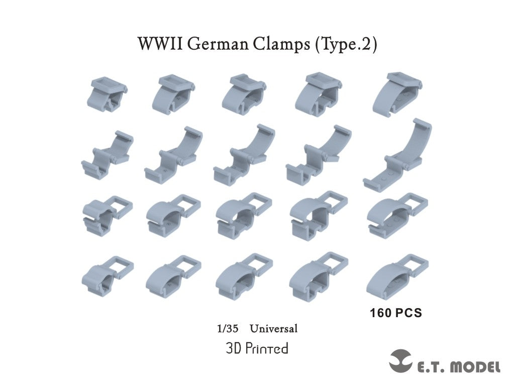 Pinces allemandes ET modèle P35-278 de la Seconde Guerre mondiale (type 2) 1/35