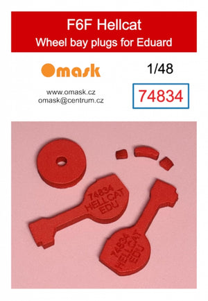 Omask 74834 F6F Hellcat wheel bay plugs (for Eduard) 1/48