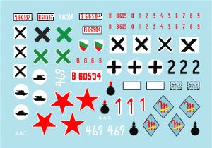 Star Decals 35-C1040 Axis/Eastern European StuG III (2) 1/35 – Bild 3