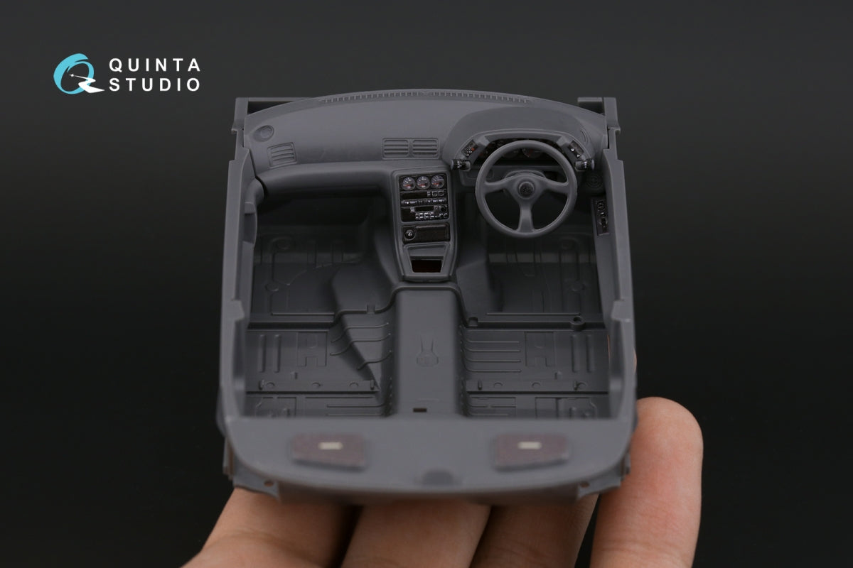 Intérieur coloré imprimé en 3D sur papier décalcomanie (Hasegawa) Quinta Studio QD24017 Nissan Skyline GT-R R32 1/24 – image 11