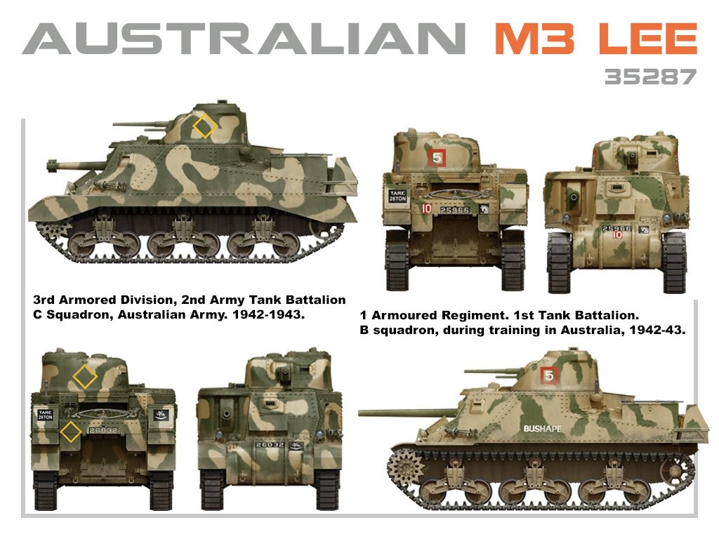 MiniArt 35287 AUSTRALIAN M3 LEE. INTERIOR KIT 1/35 – immagine 2
