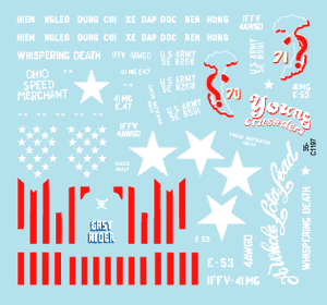 Star Decals 35-C1197 Camions armés du Vietnam 4 1/35 – image 3