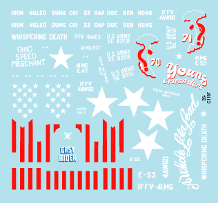 Star Decals 35-C1197 Camions armés du Vietnam 4 1/35 – image 3