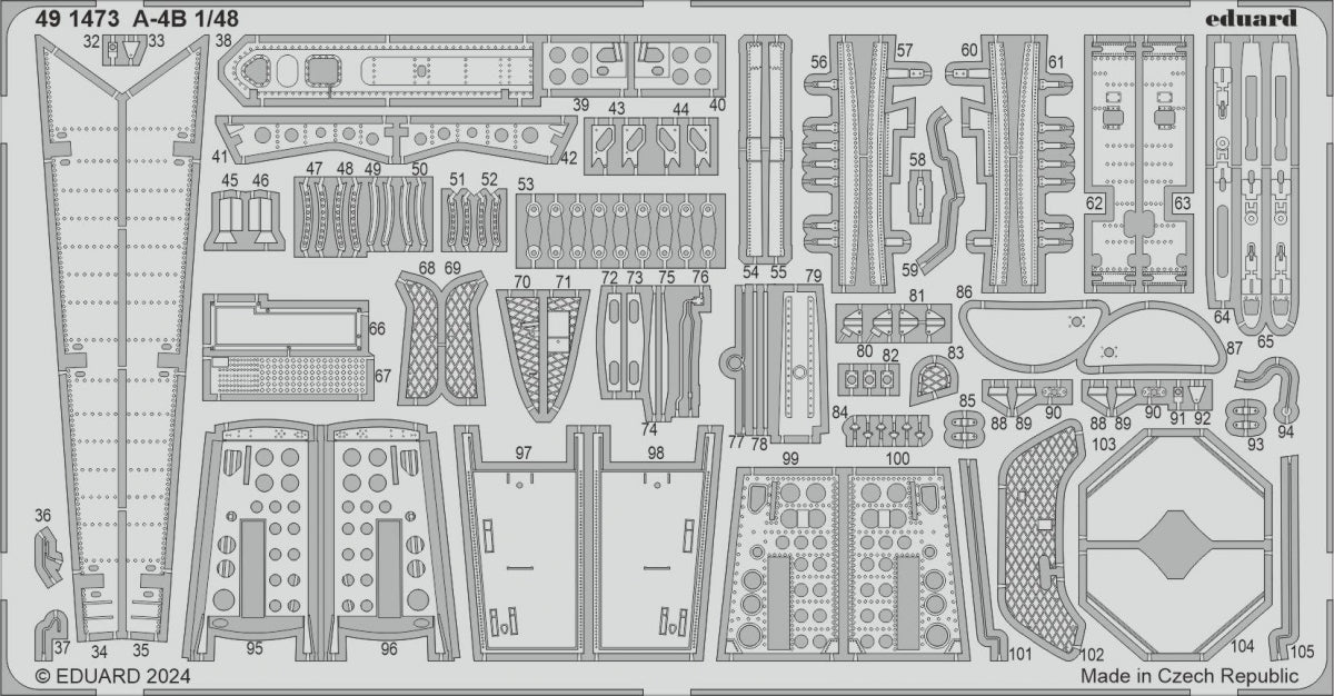 Eduard BIG49431 A-4B HOBBY 2000, HASEGAWA 1/48 – immagine 3