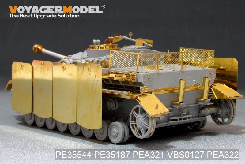 Voyager Model PEA321 WWII German StuG.IV Pivot-Mounting Swinging Type Hull Side Armour Skirts (For DRAGON) 1/35 – zdjęcie 10