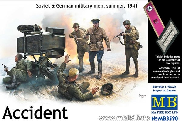 Master Box 3590 Accident. Militaires soviétiques et allemands, été 1941 (1/35)