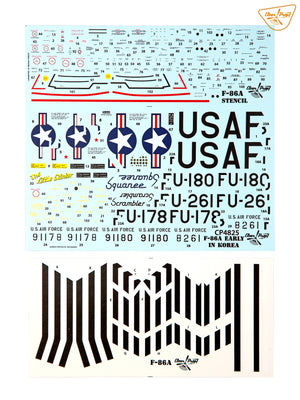 Clear Prop! CP4825 North American F-86 A Sabre in Korea Early Variants (Advanced Kit) 1/48 – image 30