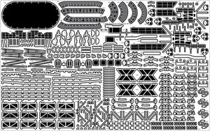 Pontos 21001F1 BISMARCK 1941 Advanced Add-on Set 1/200 – imagen 7