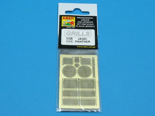 Aber 35G04 Grilles for german self-propelled gun Jagdpanther 1/35 – Bild 4