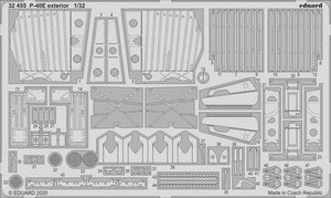 Eduard BIG33123 P-40E part II for Trumpeter 1/32 – immagine 4