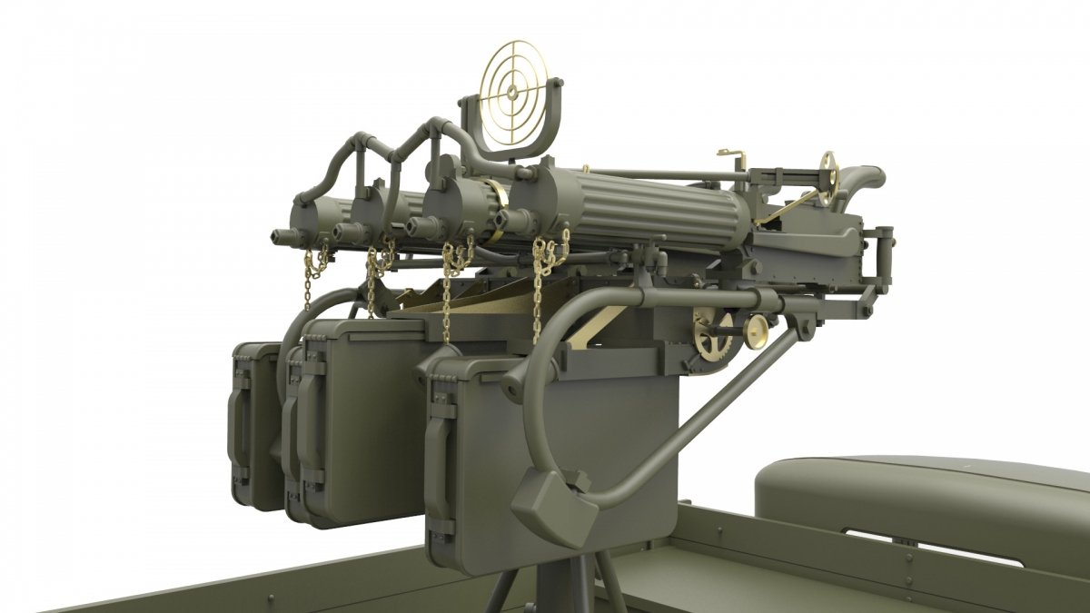 MiniArt 35186 SOVIET 1,5 t. TRUCK w/ M-4 Maxim AA Machine Gun 1/35 – imagen 4