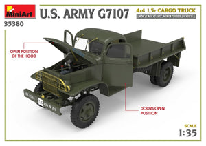MiniArt 35380 Camion cargo 4x4 1,5 t de l&amp;#39;armée américaine G7107, échelle 1/35 – image 10