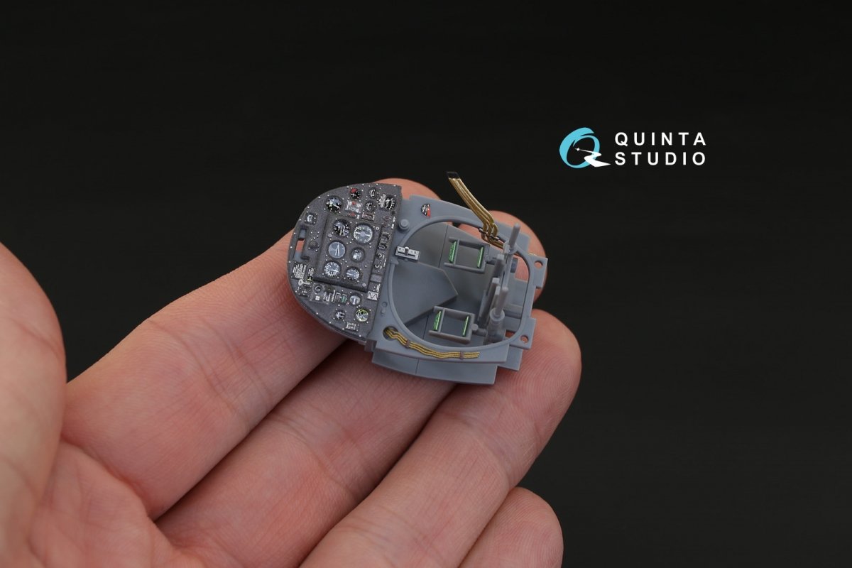 Quinta Studio QD32019 Spitfire Mk.VIII 3D-Printed &amp;amp; coloured Interior on decal paper (for Tamiya kit) 1/32 – zdjęcie 7