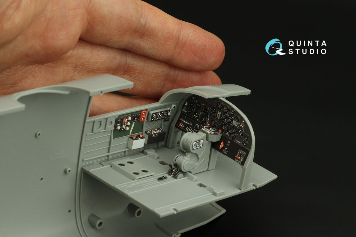Intérieur imprimé en 3D et coloré sur papier décalcomanie Quinta Studio QD32199 B-25H Mitchell (HK models) 1/32 – image 6