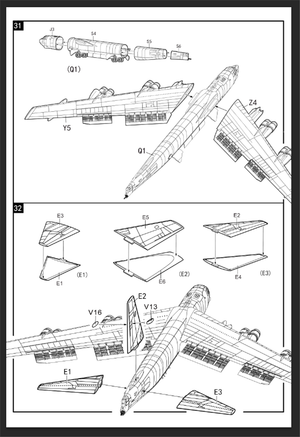 Modelcollect UA72200 B-52H US Stratofortress Bombardier stratégique 1/72 – image 37