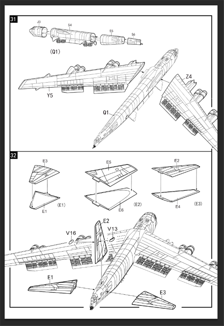 Modelcollect UA72200 B-52H US Stratofortress Bombardier stratégique 1/72 – image 37