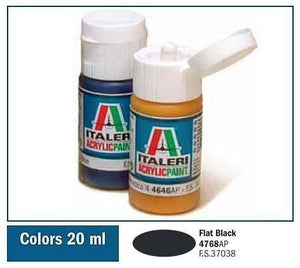 Italeri 4768AP FLAT BLACK 20ml