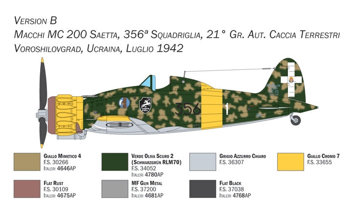 Italeri 2767 Macchi C.200 Série XXI-XXIII 1/48 – image 5