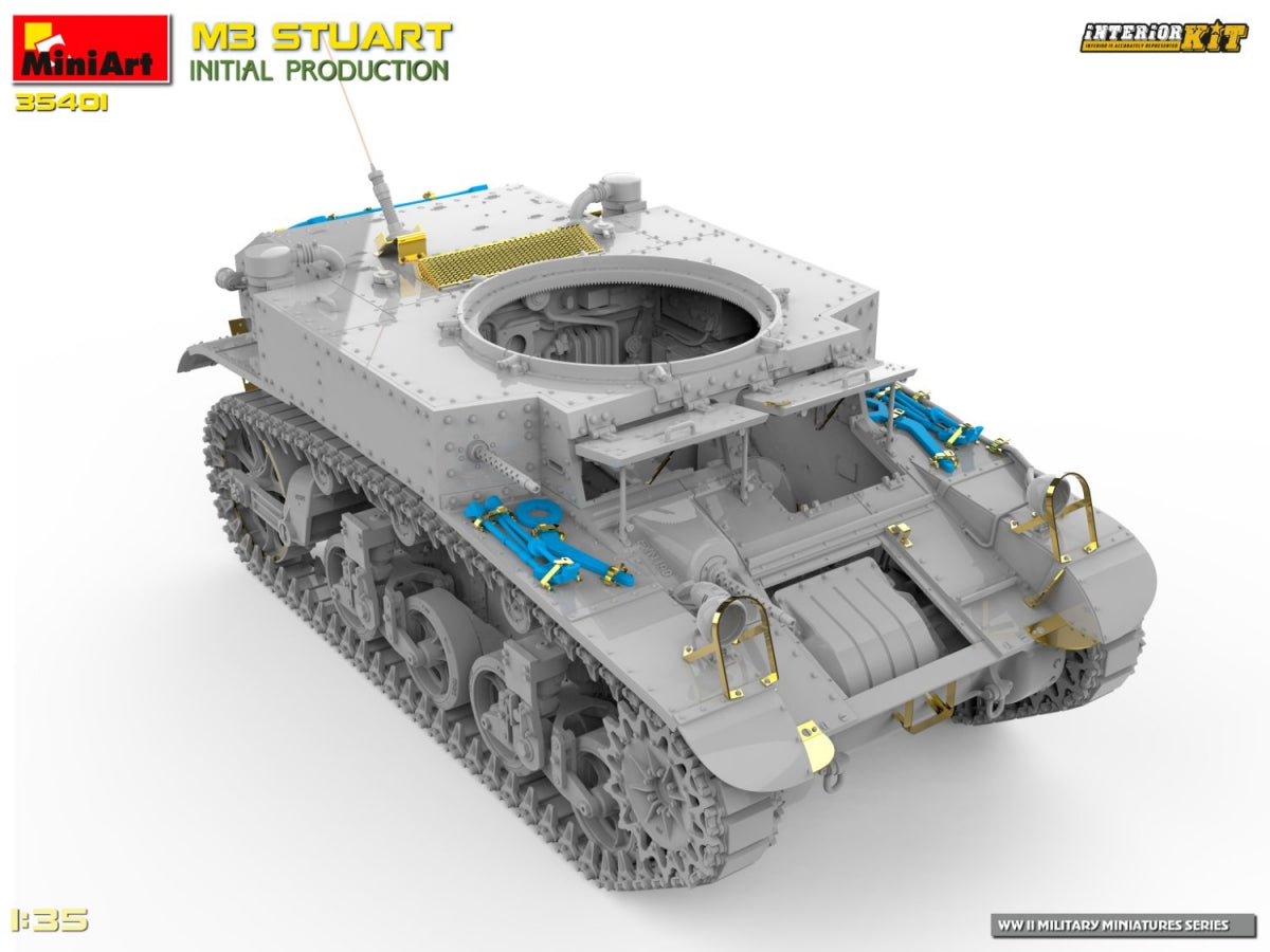 MiniArt 35401 M3 STUART INITIAL PRODUCTION 1/35 – image 6