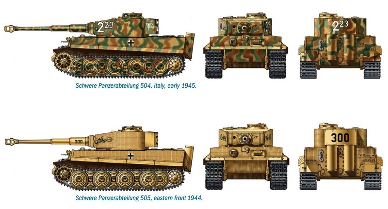 Italeri 7505 Pz. Kpfw. VI TIGRE I Ausf. E (1/72) – image 2