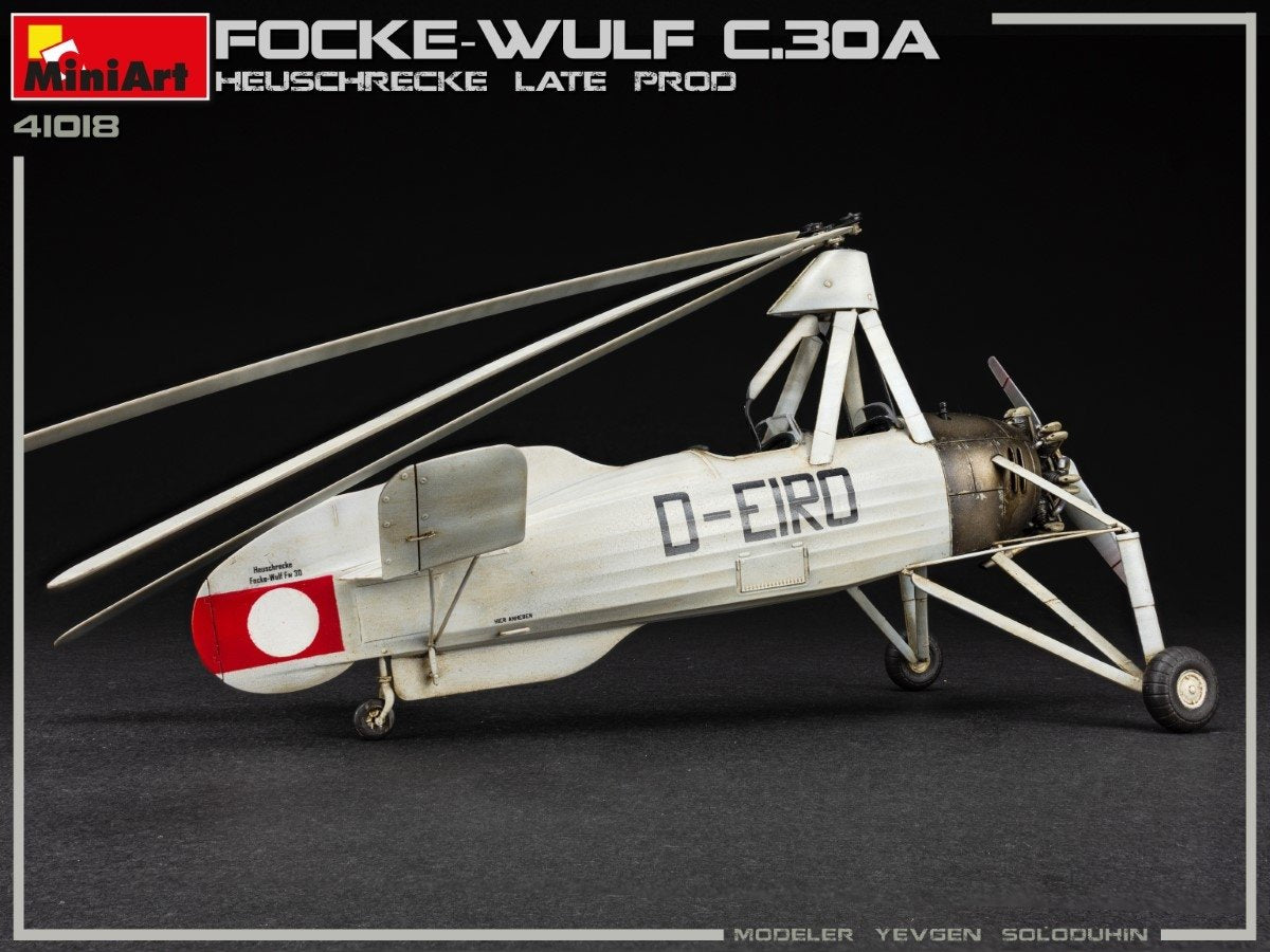 MiniArt 41018 FOCKE-WULF FW C.30A HEUSCHRECKE. LATE PROD 1/35 – immagine 4