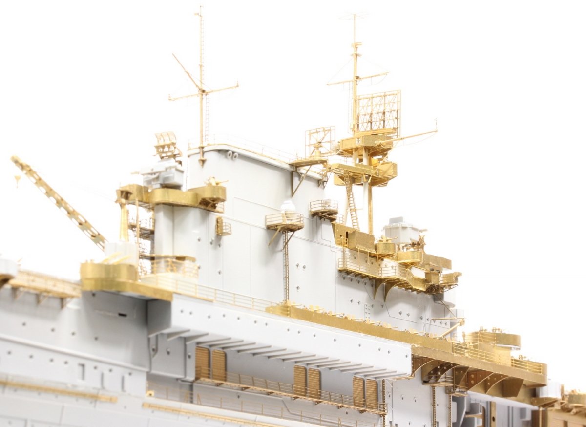 Pontos 35031FN ( 37031FN ) USS CV-6 Enterprise 1942 Detail up set (Teak tone Deck) 1/350 – immagine 9