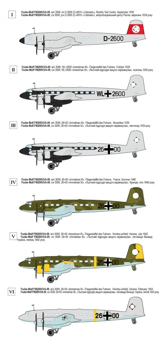 Roden 343 Focke Wulf FW200V3/A-09 Immelman III 1/144 – Bild 3