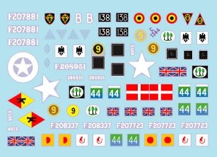 Star Decals 35-C1364 Daimler Armoured Car 1 British and Belgian service in WW2 1/35 – Bild 3