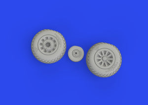 Eduard 672366 P-51D wheels diamond tread EDUARD 1/72 – immagine 3