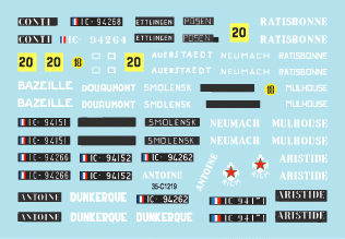 Star Decals 35-C1219 Indochine 4. M24 Chaffee / Bison 1/35 – immagine 3