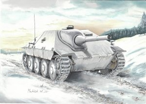 Attack 72844 Falmmpanzer 38(t) Hetzer 1/72