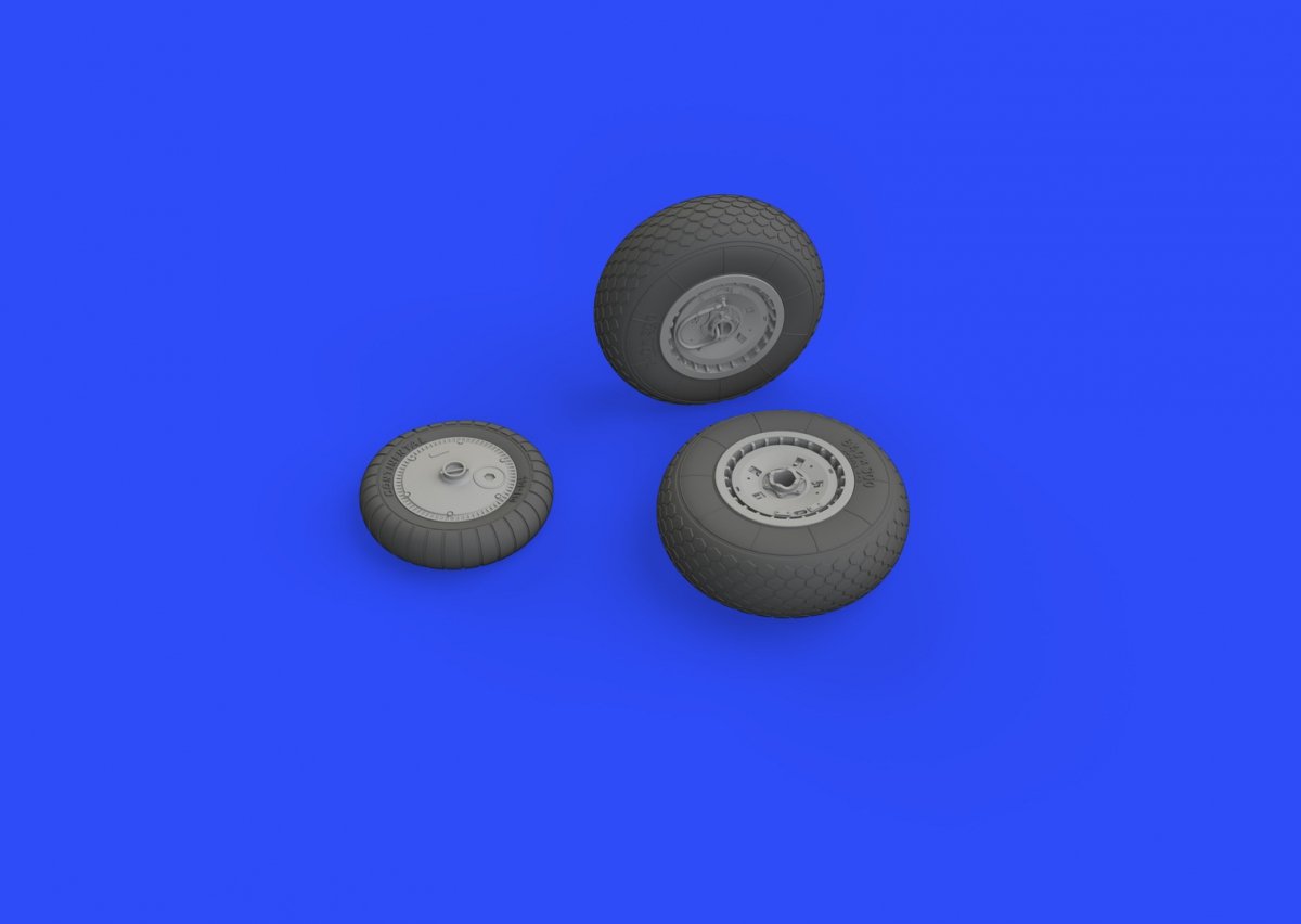 Eduard 632100 Me 262 wheels REVELL 1/32 – image 2