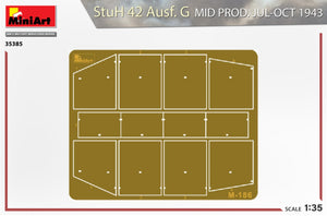 MiniArt 35385 StuH 42 Ausf. G MID PROD. JUL-OCT 1943 1/35 – immagine 3
