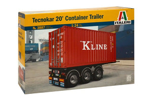 Italeri 3887 TECNOKAR 20 CONTAINER TRAILER 1/24 – Bild 2