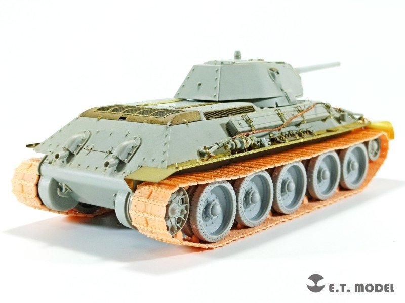E.T. Model P35-018 Soviet T-34 550mm Stamped Links（Type 1940）Workable Track ( 3D Printed ) 1/35 – imagen 6