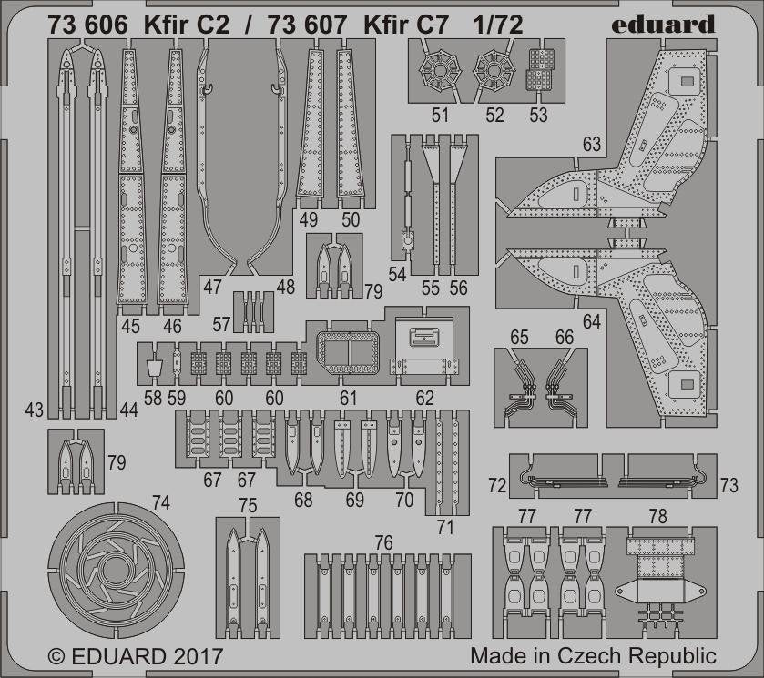 Eduard 73607 Kfir C7 AMK 1/72 – zdjęcie 2