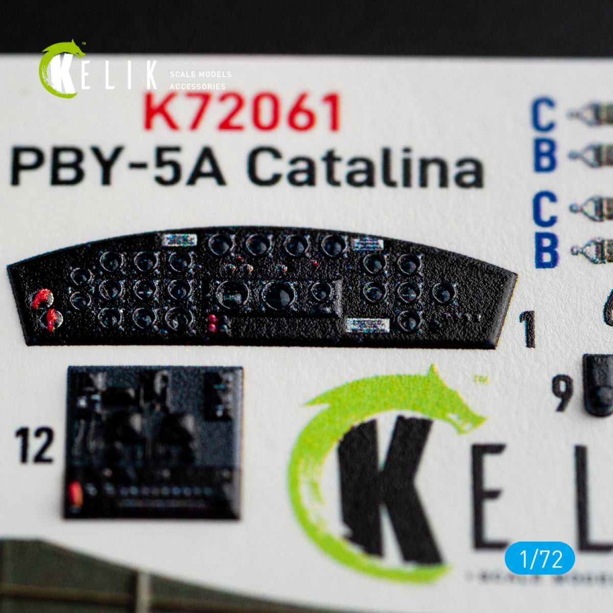 KELIK K72061 PBY-5A CATALINA INTERIOR 3D DECALS FOR TAMIYA KIT 1/72 – Bild 5