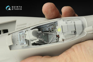 Quinta Studio QD32175 MiG-29 9-12 Fulcrum A 3D-Printed &amp;amp; coloured Interior on decal paper (Trumpeter) 1/32 – imagen 14