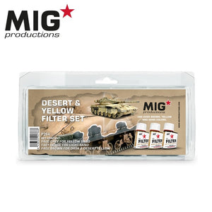 MIG Productions P264 Desert &amp;amp; Yellow filter set (3x35ml)
