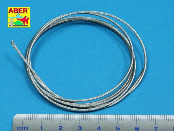 Aber TCS12 Stainless Steel Towing Cables 1,2mm, 1m long – imagen 2