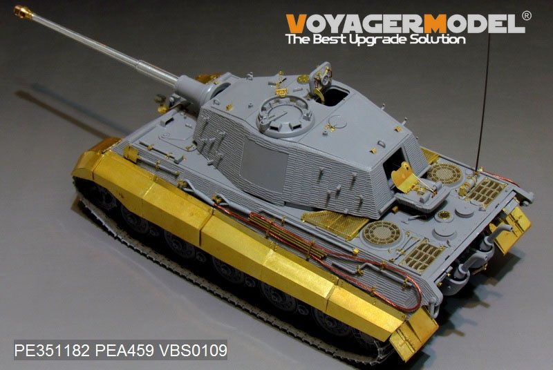 Voyager Model PE351182 WWII German King Tiger (Hensehel Turret)（For DRAGON/ZVEZDA kit） 1/35 – immagine 10