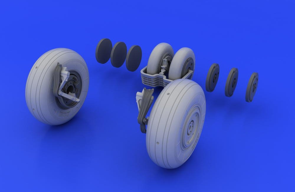 Eduard 648037 MiG-29 wheels 1/48 (Eduard, Academy) – imagen 5