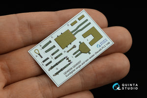 Intérieur coloré imprimé en 3D sur papier décalcomanie pour Eurofighter biplace Quinta Studio QD48307 (Revell) 1/48 – image 4